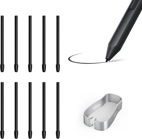 ايوتو حافظة بحامل لجهاز Kindle Scribe 10.2 انش (اصدار 2022)/10.2 انش داسونج/ اوبوك ايريدر - غطاء من قماش متين ممتاز مع حامل قلم، رمادي in Kuwait