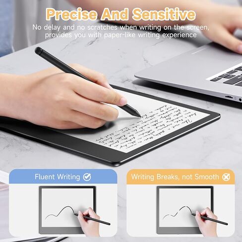 ايوتو حافظة بحامل لجهاز Kindle Scribe 10.2 انش (اصدار 2022)/10.2 انش داسونج/ اوبوك ايريدر - غطاء من قماش متين ممتاز مع حامل قلم، رمادي in Kuwait