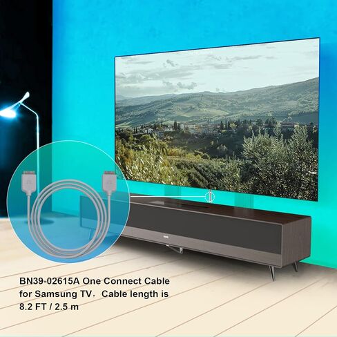 كيبل توصيل واحد BN39-02615A لتلفزيون سامسونج QN32LS03TBFXZA QN32LS03TBFXZC QN32LS03TBGXZD QE32LS03TCUXXU QE32LS03TCUXXH QE32LS03TCUXXC QN32LS03BBFXZA N32LS03BBFXZC QN32LS03BBGXZD QA32LS03BBKXXM in Kuwait