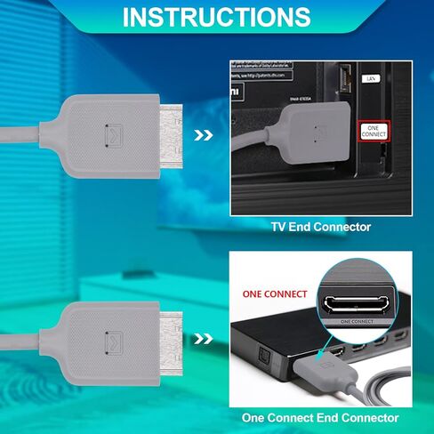 كيبل توصيل واحد BN39-02615A لتلفزيون سامسونج QN32LS03TBFXZA QN32LS03TBFXZC QN32LS03TBGXZD QE32LS03TCUXXU QE32LS03TCUXXH QE32LS03TCUXXC QN32LS03BBFXZA N32LS03BBFXZC QN32LS03BBGXZD QA32LS03BBKXXM in Kuwait