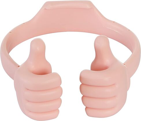 Honsky Thumbs-up Cell Phone Stand Holder, Tablet Stand Cradle for Desk Desktop Smartphone Cellphone Mobile Phone Tablets – Universal Adjustable Flexible, Black in Saudi Arabia