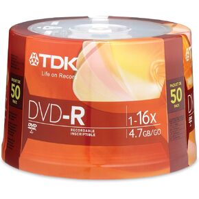 TDK 16X DVD-R 50 Pack Spindle in Saudi Arabia