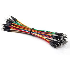 Chanzon 120pcs 10cm 20cm 30cm Long Header Jumper Wire Dupont Cable Line Connector Assorted Kit Set (Male Female M-M M-F F-F) Solderless Multicolor for Arduino Raspberry pi Electronic Breadboard PCB