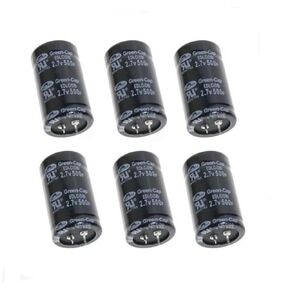6PCS Super Capacitor 2.7V 500F 35X60mm Suitable for Automotive Rectifiers Super Farad Capacitor in Saudi Arabia