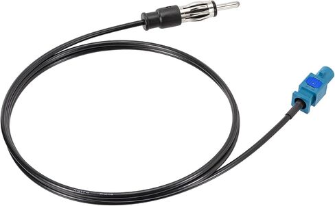 Bingfu Universal Vehicle Car Stereo FM AM Radio Antenna Adapter Cable Fakra Z Male to DIN Plug Connector Cable 15cm 6 inch for Car Stereo Audio HD Radio Head Unit CD Media Player Receiver in Saudi Arabia