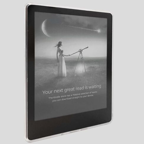 Clear Case 2023 for 6.8" Kindle Paperwhite and Kindle Paperwhite Signature Edition (11th Generation 2021 Release) - 2022 Upgrade E-Reader TPU Back Cover Transparent Soft Skin Bumper Back Shell in Kuwait