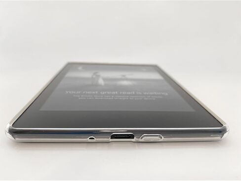 Clear Case 2023 for 6.8" Kindle Paperwhite and Kindle Paperwhite Signature Edition (11th Generation 2021 Release) - 2022 Upgrade E-Reader TPU Back Cover Transparent Soft Skin Bumper Back Shell in Kuwait