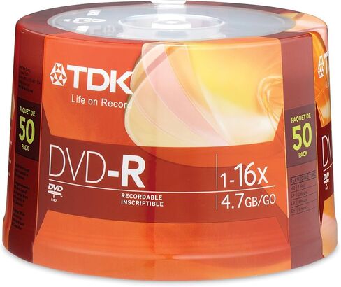 TDK 16X DVD-R 50 Pack Spindle in Saudi Arabia