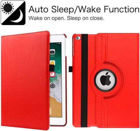Rotating Case for 9th Generation Case 2021 / iPad 8th Generation 2020 / 7th Generation 10.2" 2019, 360 Degree Rotating Multi-Angle Viewing Folio Stand Cover with Auto Sleep/Wake Feature in Saudi Arabia