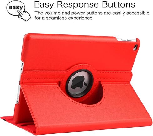 Rotating Case for 9th Generation Case 2021 / iPad 8th Generation 2020 / 7th Generation 10.2" 2019, 360 Degree Rotating Multi-Angle Viewing Folio Stand Cover with Auto Sleep/Wake Feature in Saudi Arabia