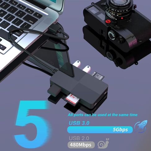 قارئ USB C CAC عسكري، قارئ بطاقات ذكية DOD Military USB وصول مشترك CAC، معرف طي صغير، خصم، قارئ بطاقات الائتمان متوافق مع Windows، Mac OS، Linux، هاتف Android (النوع C) in Kuwait