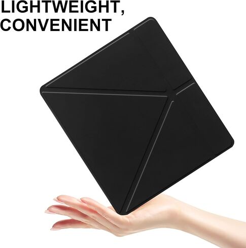 KuRoKo Slimshell Case for Kindle Scribe 10.2" 2022 Released, Origami Standing Lightweight PU Leather Stand Smart Cover with Pen Holder for Kindle Scribe 10.2 inch-Black in Kuwait