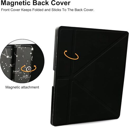 حافظة KuRoKo Slimshell لجهاز Kindle Scribe مقاس 10.2 بوصة إصدار 2022، غطاء ذكي بحامل من جلد البولي يوريثان خفيف الوزن مع حامل قلم لجهاز Kindle Scribe مقاس 10.2 بوصة - سماء مرصعة بالنجوم in Kuwait