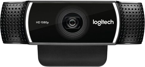 Logitech C922x Pro Stream Webcam Full 1080p HD تقنية استبدال خلفية الكاميرا لبث YouTube أو Twitch (متجددة) in Kuwait