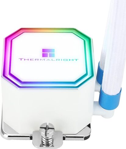 Thermalright Frozen Prism360 White ARGB CPU Liquid Cooler,Efficient PWM Controlled Pump 3300RPM,3×TL-E12 Series PWM Fan,Water Cooling Computer Parts,for AMD AM4/AM5,Intel 1150/1156/1200/1700/2011 in Saudi Arabia