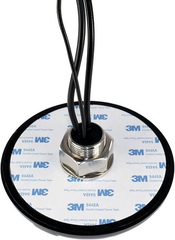 Proxicast 3-in-1 Low-Profile 4G/LTE 2x2 MIMO + GPS Vehicle Roof Antenna | 3 dBi Omni-Directional Screw Mount Combination Antenna for 4G Cellular & GPS - 16 ft Cables with SMA Male Plugs - ANT-500-201 in Kuwait