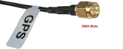Proxicast 3-in-1 Low-Profile 4G/LTE 2x2 MIMO + GPS Vehicle Roof Antenna | 3 dBi Omni-Directional Screw Mount Combination Antenna for 4G Cellular & GPS - 16 ft Cables with SMA Male Plugs - ANT-500-201 in Kuwait
