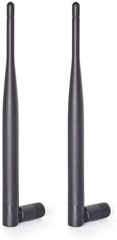 بينغ فو هوائي واي فاي ثنائي النطاق 2.4GHz 5GHz 5.8GHz 6dBi SMA ذكر (عبوة من قطعتين) لكاميرا مراقبة الفيديو اللاسلكية ومسجل المراقبة والشاحنة والمقطورة وكاميرا الرؤية الخلفية وشاشة الرجوع للخلف in Saudi Arabia