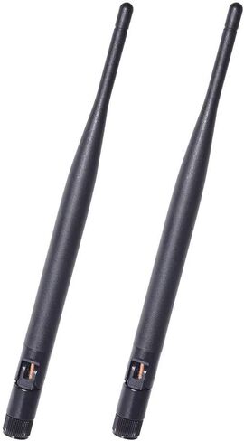 بينغ فو هوائي واي فاي ثنائي النطاق 2.4GHz 5GHz 5.8GHz 6dBi SMA ذكر (عبوة من قطعتين) لكاميرا مراقبة الفيديو اللاسلكية ومسجل المراقبة والشاحنة والمقطورة وكاميرا الرؤية الخلفية وشاشة الرجوع للخلف in Saudi Arabia