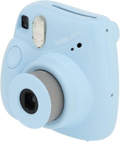 Fujifilm Instax Mini 7+ Camera, Easy to Operate, Portable, Handy Selfie Mirror, Polaroid Camera, Perfect for Beginners and Experts, Sleek and Stylish Design - Coral (Renewed) in Kuwait