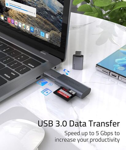 محول Syntech USB C إلى USB 2 حزمة مناسب جنبًا إلى جنب من النوع C ذكر إلى USB C 3.0 أنثى محول متوافق مع iPhone 15 Pro Max MacBook Pro Air 2023 Mac iPad Mini 6/Pro وThunderbolt 4/3 أجهزة رمادي in Kuwait