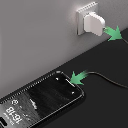 Acesidn Ultra-Thin & Portable - Type C Fast Charger 40W USB C - Mini, Innovative Design - Apple Phone Charger - Wall Charger Adapter USB Charger Block Plug in Wall Charger for iPhone/ipad/iwatch in Saudi Arabia