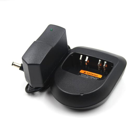 شاحن بطارية سطح المكتب السريع Tmoufulo (عبوة من قطعتين) Ni-MH Ni-CD Li-ion متوافق مع Motorola BPR40 MagOne A6 A8 BC130 أجهزة الراديو ثنائية الاتجاه PMLN4822AR PMLN4682AR PMLN5041A in Kuwait