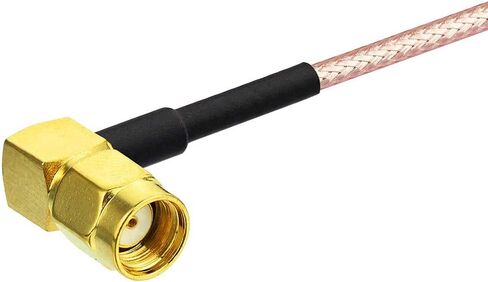 Bingfu WiFi Antenna Extension Cable (2-Pack) RP-SMA Male to RP-SMA Female Bulkhead Mount RG316 Cale 1m 3 feet for WiFi Router Security IP Camera Wireless Mini PCI Express PCIE Network Card Adapter in Kuwait