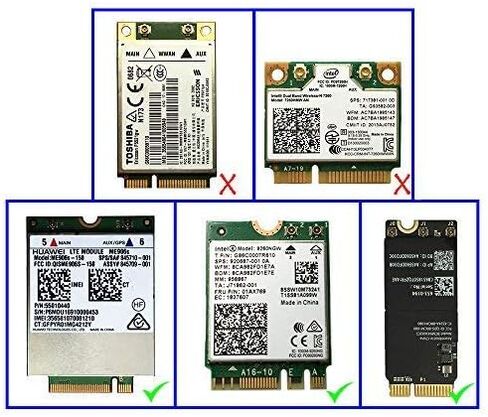 60cm/2ft 2pcs MHF4 IPEX WLAN Network Adapter PC Antenna for NGFF Intel 7260 8260 8265 9265 9260 9560 AX210 AX200NGW AX Killer M.2 IPEX4 Module Card in Saudi Arabia