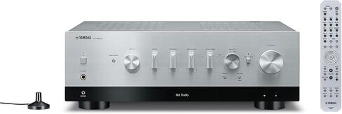 Yamaha R-N800A Network Receiver with Phono and Built-in DAC, Silver in Saudi Arabia