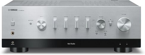 Yamaha R-N800A Network Receiver with Phono and Built-in DAC, Silver in Saudi Arabia