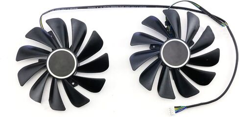 مراوح تبريد بديلة لبطاقة الرسومات لـ POWERCOLOR RX 5700XT 5700 5600XT Red Dragon in Kuwait