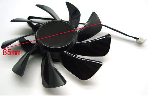 CCBBAA T129215SU RX 570 470D GPU Cooler Video Card Fan لنظام تبريد بطاقة الرسومات Radeon Sapphire RX470D RX570 ITX كبديل in Kuwait