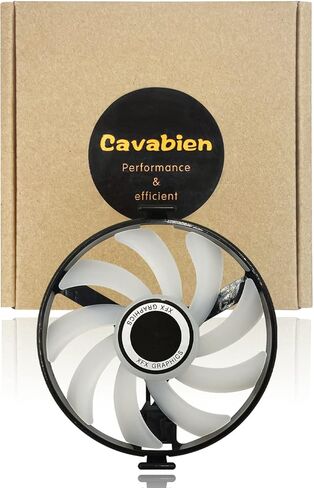 Cavabien 94mm FDC10U12S9-C استبدال مروحة التبريد لـ XFX AMD Radeon RX 470 480 580 RX580 RX480 RX470 Edition Crimson Graphics Card Cooling Fan (مروحة الرسومات-2 قطعة) in Kuwait