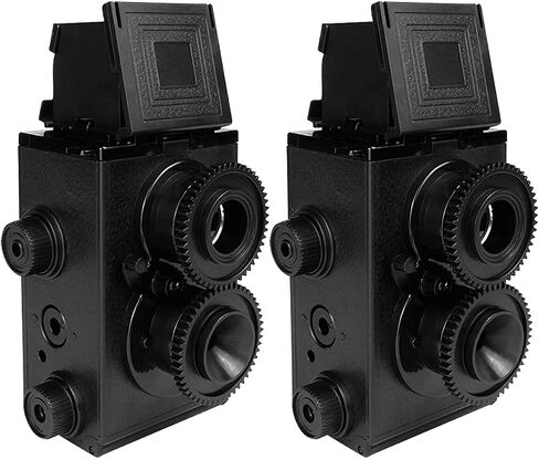 DEVMO متوافق مع DIY Lightnes Classic Retro Holga Lomo Recesky TLR Camera 35mm Film Twin Lens Reflex Kit in Kuwait