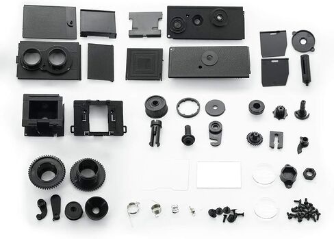 DEVMO متوافق مع DIY Lightnes Classic Retro Holga Lomo Recesky TLR Camera 35mm Film Twin Lens Reflex Kit in Kuwait