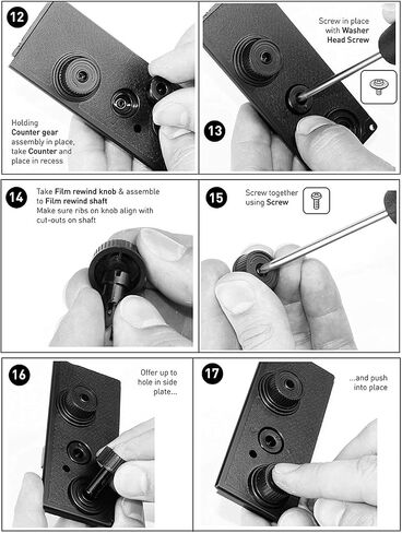 DEVMO متوافق مع DIY Lightnes Classic Retro Holga Lomo Recesky TLR Camera 35mm Film Twin Lens Reflex Kit in Kuwait