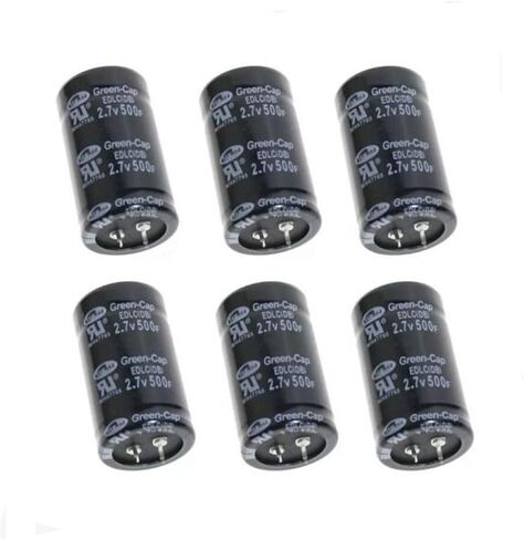 6PCS Super Capacitor 2.7V 500F 35X60mm Suitable for Automotive Rectifiers Super Farad Capacitor in Saudi Arabia