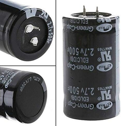 6PCS Super Capacitor 2.7V 500F 35X60mm Suitable for Automotive Rectifiers Super Farad Capacitor in Saudi Arabia