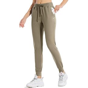 Willit Women's Fleece Lined Joggers Hiking Warm Pants Running Thermal Sweatpants Winter Athletic Water Resistant with Pockets