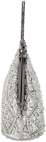 AIJUN المرأة خمر مساء حقيبة مطرز الترتر مخلب المحافظ للنساء الزفاف براثن حفلة موسيقية كوكتيل حزب حقائب اليد in Kuwait