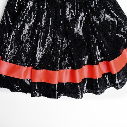 بيرفاشن بنات تنانير ترتر شورت مدمج شورت سباركلي سكورت معدني مع شريط شعر 4-15 سنة in Kuwait