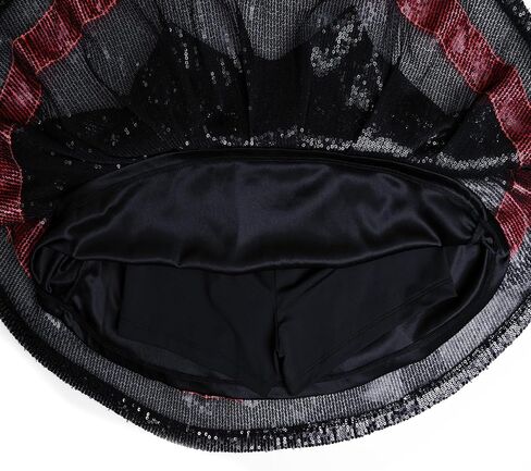 بيرفاشن بنات تنانير ترتر شورت مدمج شورت سباركلي سكورت معدني مع شريط شعر 4-15 سنة in Kuwait