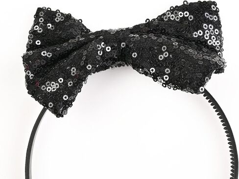 بيرفاشن بنات تنانير ترتر شورت مدمج شورت سباركلي سكورت معدني مع شريط شعر 4-15 سنة in Kuwait