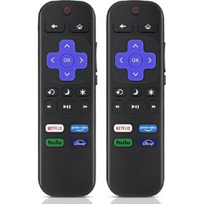 جهاز تحكم عن بعد بديل فقط لتلفزيون روكو، متوافق مع تي سي ال روكو/ هايسنس روكو/ شارب روكو/ اون روكو/ انسيجنيا روكو 【ليس لروكو ستيك اند بوكس】 in Kuwait