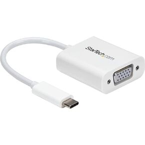 StarTech.com محول USB-C إلى VGA - أسود - 1080p - محول فيديو لجهاز MacBook Pro الخاص بك - USB C إلى VGA Display Dongle - محول Type-C إلى VGA (CDP2VGA) in Kuwait