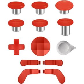 Accessories for Xbox Elite Controller Series 2-13 in 1 Replacement Paddles Thumbsticks Joystick Analog Sticks Parts Repair Kit Component Set with 2 D-Pads, 1 Tool in Saudi Arabia