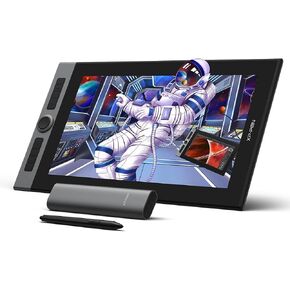 Drawing Tablet with Screen XPPen Artist Pro 16 Drawing Display Full Laminated Graphics Pen Display with Battery-Free Digital Eraser X3 Stylus and 8 Shortcut Keys&2 Dials(133% sRGB,15.4 Inch)
