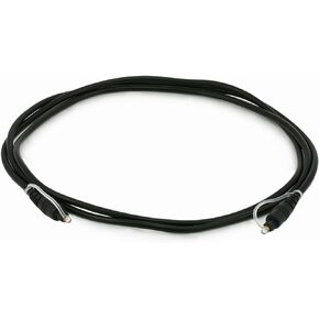 Monoprice S/PDIF (Toslink) Digital Optical Audio Cable, 5.0mm Outside Diameter, Gold Plated Ferrule, 6 Feet, Black in Kuwait