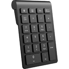 ايكوس لوحة مفاتيح رقمية بلوتوث لاسلكية محمولة بـ 22 مفتاح مع اختصارات متعددة للكمبيوتر واللابتوب وويندوز سيرفس متوافقة مع اي ماك ماك بوك وايباد وتابلت اندرويد in Kuwait